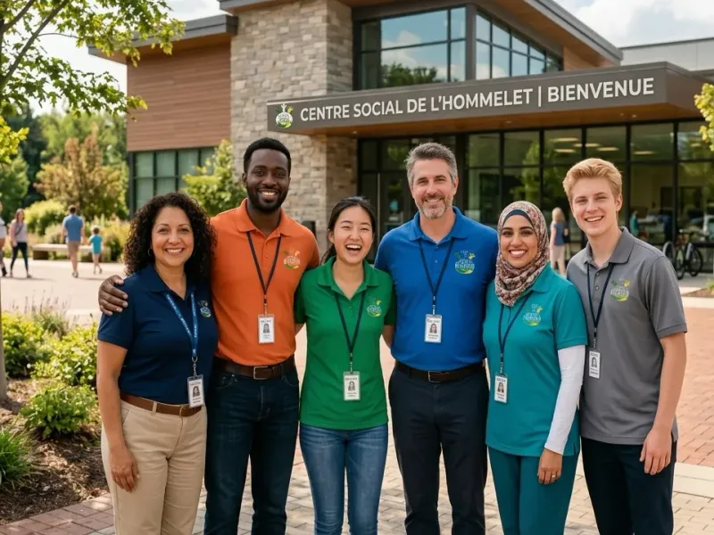 L’équipe du Centre Social de l’Hommelet