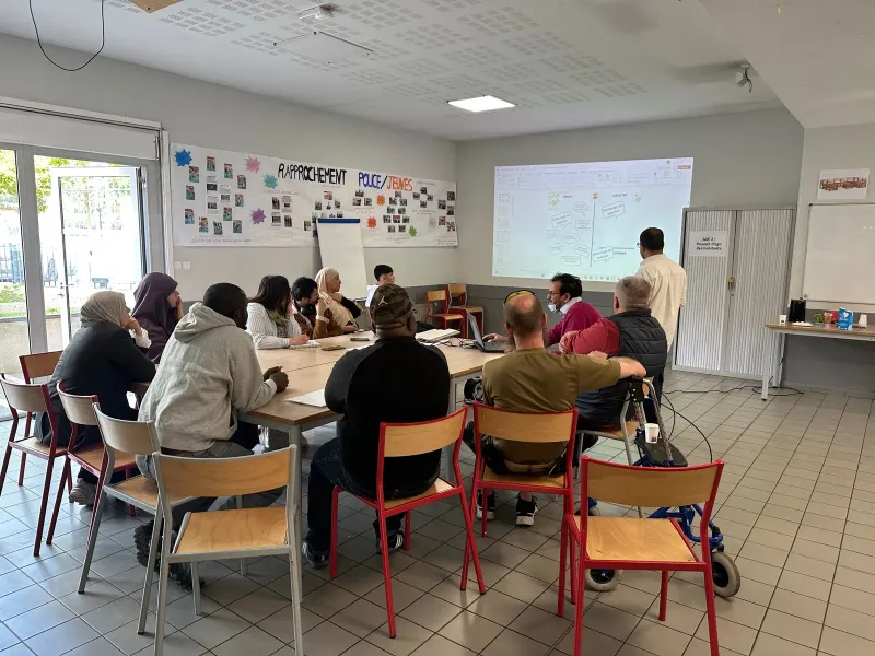 Atelier participatif du projet social — habitants du quartier de l’Hommelet, avril 2026